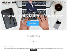 Tablet Screenshot of michaelfrei.info